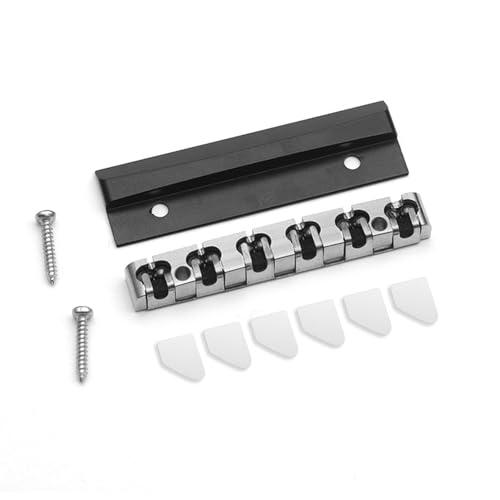 Écrou à rouleau guitare électrique en laiton et sillet métallique pour réglage précis - 5