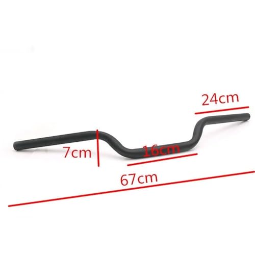 Barra de arrastre de 1" y 25 mm para manillar de motocicleta de equilibrio 4