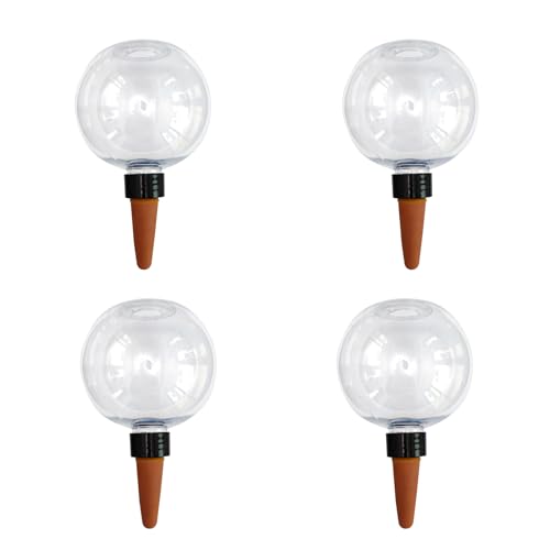 4 Stück Bewässerungskugeln Für Pflanzen, Multifunktionale Transparente Bewässerungskegel, 500ml Automatische Wasserkugeln, Für Zuhause, Balkon, Wohnzimmer, Wohnung