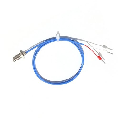 Termopar tipo K con tornillo M5 * 0,8 y aislamiento de PTFE WRNT-02 de 2 metros