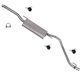 TECHNISCHE INFO - BESTPRICE Auspuff Schalldämpfer Set 1x Endschalldämpfer, mit Montagematerial Kompatibel mit VW GOLF 3 Variant (1H5)