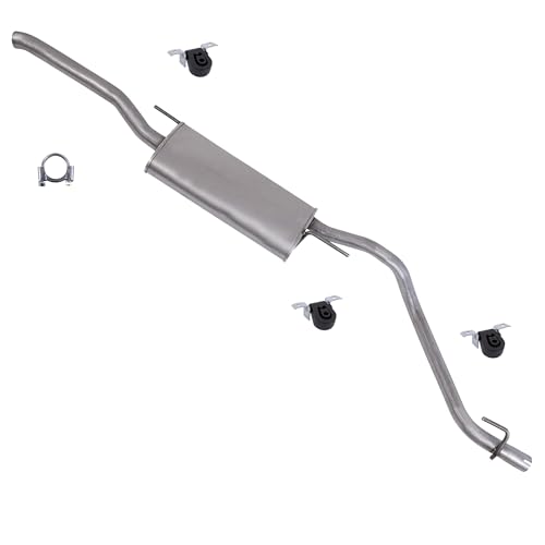 ATEC Germany Auspuff Schalldämpfer Set 1x Endschalldämpfer, mit Montagematerial Kompatibel mit VW GOLF 3 Variant (1H5)