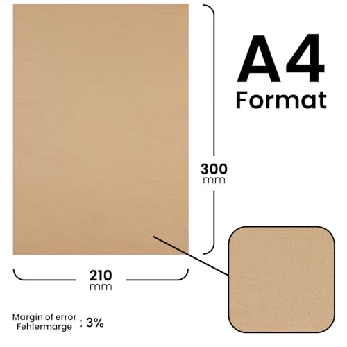 Netuno 8 Blatt Moosgummi-Platten 2 mm Braun-Töne DIN A4 braune Schaumstoff Platten Bastelschaum Moos-Gummi Set Basteln Craft Foam