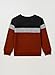 blibean Tween Girls Long Sleeve Sweatshirt Teen Girl Fall Sweaters Shirts Tops Big Kids Tunic Patchwork Tees Clothes Fashion Pullover Blouses Size 8-9 Years Old Red