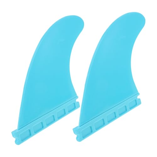 Outanaya 1Pair Surfboard Fin Durable Replacement Paddle Fin for Inflatable Surfboards Easy Installation Water Divider for Tight Turns and Balance Suitable for Surfing Boards