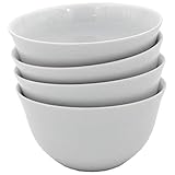 Das 4 er Komplettset Update, besteht aus 4 x kleinen Salatschüssel 500 ml. Ein modernes Suppenschalen-Set ohne Muster. Die Snackschale eignen sich auch hervorragend als Ragout Fin Schale.