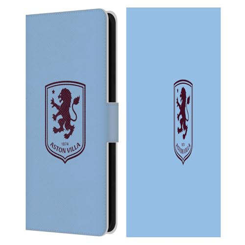 Étui portefeuille Samsung S23 FE 5G Aston Villa antichoc en cuir bleu