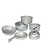 Mil-Tec Unisex – Erwachsene Koch-Set-14661000 Koch-Set, Silber, Einheitsgröße