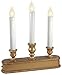 Sylvania 10" 3 Light Gold Battery Operated LED Candolier - Quantity 4