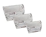 Material: lackiertes Holz 3tlg. Holz Pflanzkörbe Set Deko Shabby Vintage Antik Look Blumentopf Pflanztopf Kiste Weiss