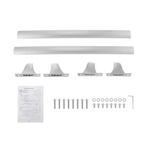 Barras transversales de techo para Nissan Rogue 2014-2018 portaequipajes de aluminio 2