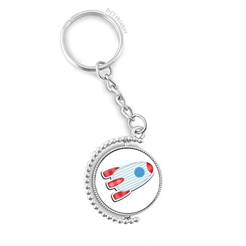 Porte-clés rotatif univers et spacecraft le cadeau idéal pour passionnés
