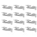 SAFELON 12 Pcs Baby Safety Cabinet Locks Childproof Drawer Locks with Screws, Kids Latch for Drawers and Cabinets, Works with Most Cabinets and Drawers.