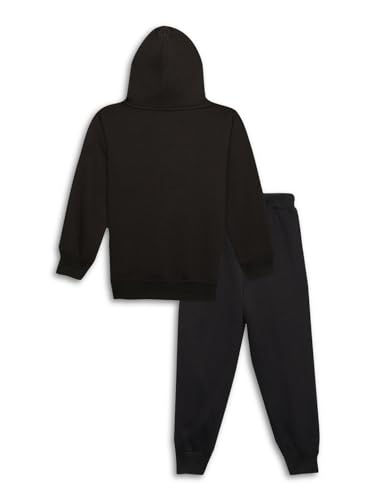 Image of Mack Jonney Printed Hooded Cotton Fleece Tracksuit Co-Ord Set for Kids-MACK38112