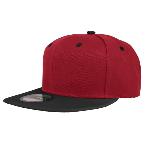 Image of Gelante Snapback Hats for Men - Flat Bill Brim Baseball Cap Hat - Plain Blank Adjustable