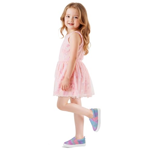 Image of K KomForme Toddler Sneakers for Girls Boys Slip On Canvas Walking Shoes | Lightweight, Comfortable