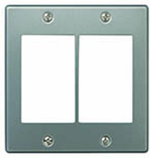 Panasonic New Metal Switch Plate for 2 Gang WTA6202