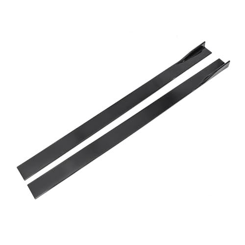 Faldones laterales coche negro brillante divisores faldas laterales 2m para A3 Lexus 5