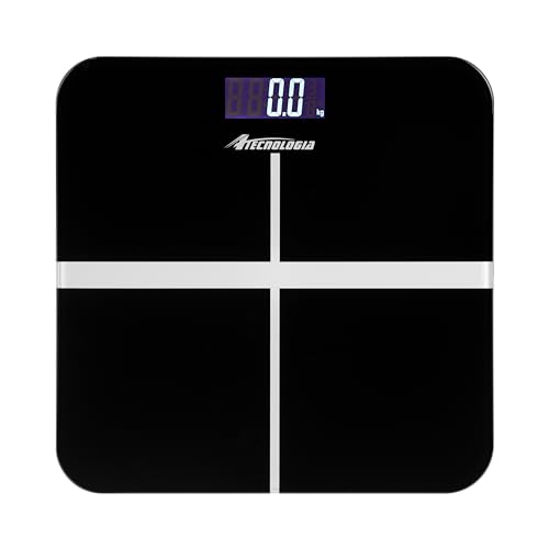 Atecnologia Bilancia Pesapersone Digitale Elettronica da Bagno, Alta Precisione Display a LED...