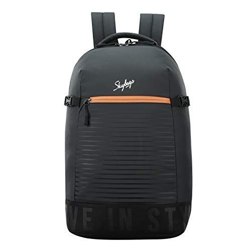 Skybags BOHO WITH RAIN COVER BLACK CASUAL BACKPACK 23L-image-2