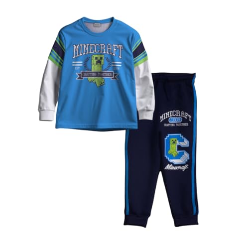 Ensemble de pantalons Minecraft Creeper garçon pour l'école et les jeux à la maison