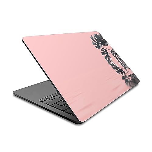 Peau MacBook Air 13.6 A2681 pour travailler au café avec le style Monstera Pastel