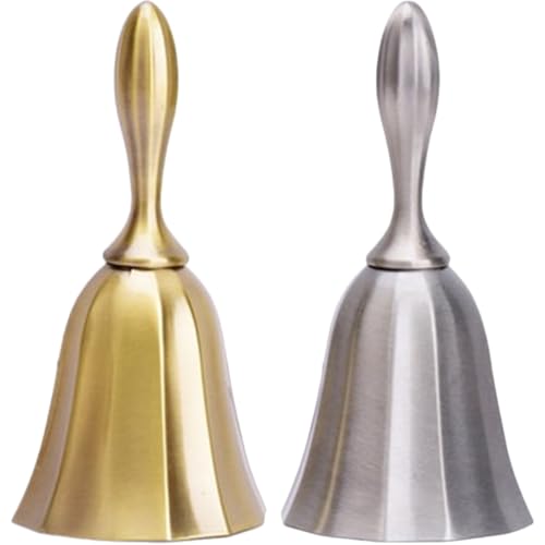Carillon pour attirer attention lot de 2 clochettes vintage pour service de table et accueil