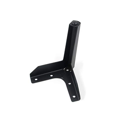Image of JGS Iron Legs for Table Set of 4 for Furniture Riser Desk Heavy Duty Table Legs Workstation Table Height Extender Metal Legs for Wooden Cabinet & Coffee Table Stand(12 cm, Black)