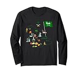 saudi arabia map tourist attractions cities flag maglia a manica