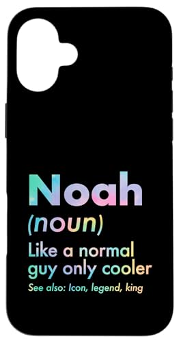 Noah Like A Normal Guy Only Cooler Legend King �t�@�[�X�g�l�[�� �X�}�z�P�[�X iPhone 16 Plus �p