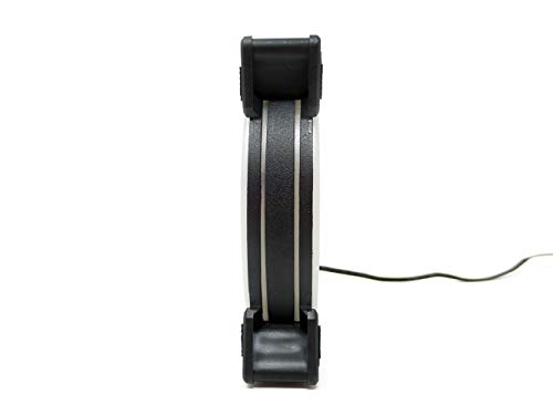 Bgears B-Dualring 120 White Fan With 30 White Leds Front And Back Lighting Effect At Extreme Airflow Of 101 Cfm #TOP2