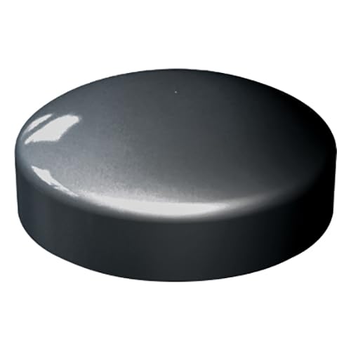 Timco - Two Piece Screw Caps - Anthracite Grey (Size to Fit 3.5 to 4.2 Screw - 100 Pieces)