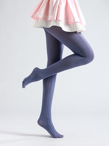 Image of Sahabowi Women Tights, Sheer High Waist Pantyhose, Vintage Control Top Stockings, Siwa7