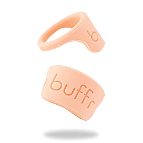 BUFFR Silicone Ring Protector for Working Out – Wedding Ring Protector – Rubber Ring Guard for Women –Light Pink, Size 7