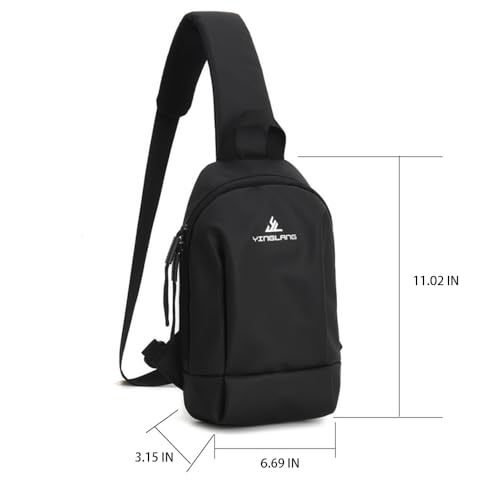 Bolso Crossbody para Hombre y Mujer, Impermeable, Ligero miniatura 2
