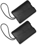 Samsonite 2-Pack Vinyle ID Mots clés, Noir, Noir mat, Samsonite Étiquettes de l'id vinyle
