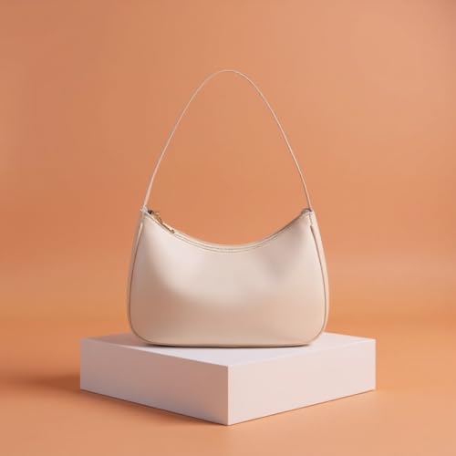 Image of CYHTWSDJ Shoulder Bags for Women, Cute Hobo Tote Handbag Mini Clutch Purse with Zipper Closure