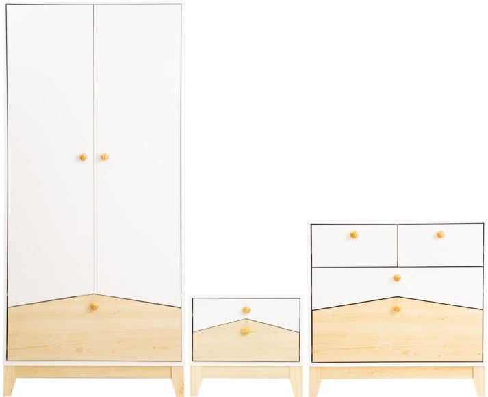 Interior Of A Modern Children S Bedroom With A Bunk Bed, A Chest Of Drawers And A Table With A