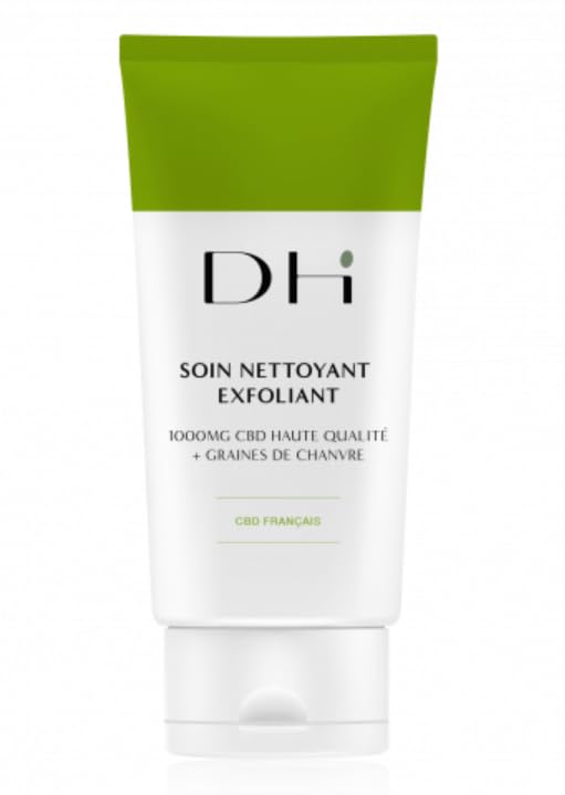 Crème exfoliant nettoyant chanvre 1000MG soin anti pollution