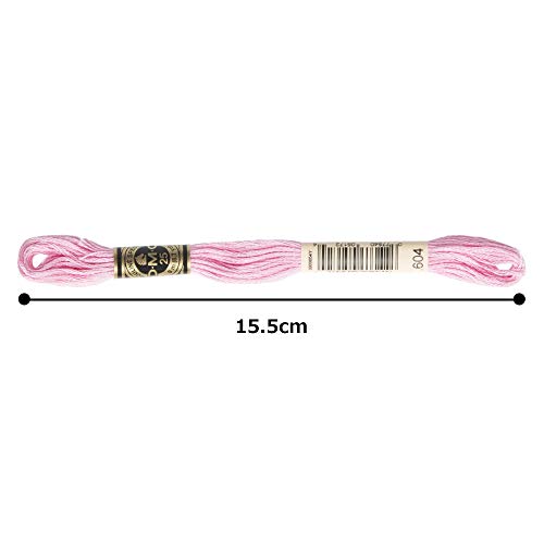 Image of DMC 6-Strand Embroidery Cotton Floss, Light Cranberry