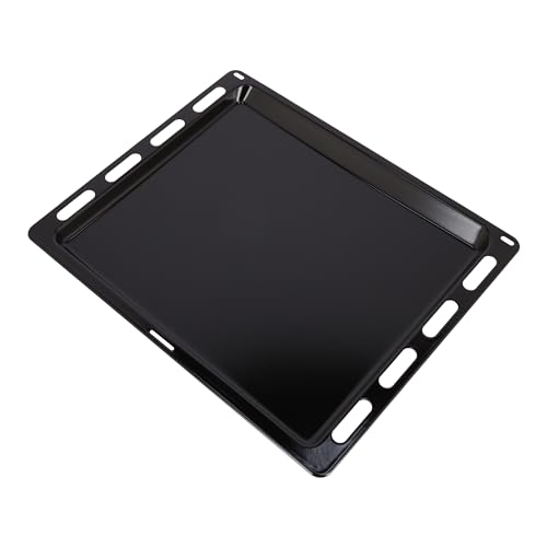 sparefixd Plaque de cuisson en émail noir pour four Bosch 44 x 37 cm