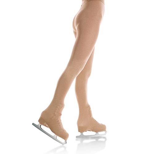 3372 Girl's Skating Tights Over-The-Boot (4-6, Suntan)