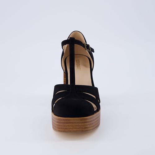 CUSHIONAIRE Women's Tizzy Mary Jane Platform Heels +Memory Foam, Wide Widths Available3