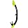 SCUBAPRO Spectra Dry Snorkel con Válvula de Purga, Tubo Corrugado Flexible, Boquilla Estilo Regulador y Clip de Conexión Rápida, Negro/Amarillo miniatura 1