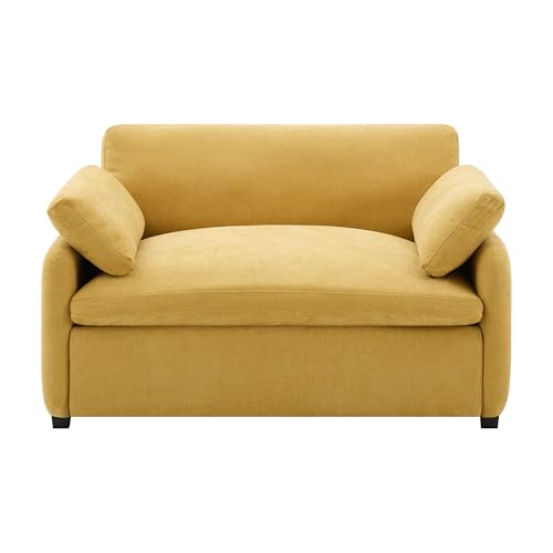 Sillón Chenille Plegable Amarillo miniatura 7