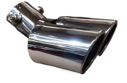Embout d'échappement universel double sortie inox protège le pot de voiture contre la rouille