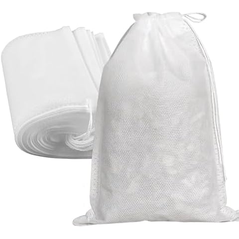 Yzurbu 200pcs 4''x6'' Tea Filter Bags for Loose Leaf Tea, Tea Bags with Drawsting for Hot Tea, Ice Tea & Cold Brew Cover