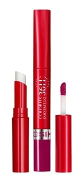 ESIKA Colorfix Duo Tattoo Lipstick 36H with Moisturizing Balm Vino Imparable