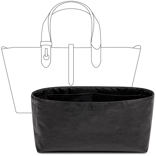 FANJI Project Bolsa organizadora para bolsa pequena Dior Toujours, ajuste personalizado no interior, preto fosco, leve, resistente à água, com acessórios para porta-copos