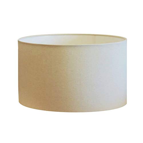 Cúpula Abajur Cilíndrica Cp-8025 Ø50x30cm Algodão Crú